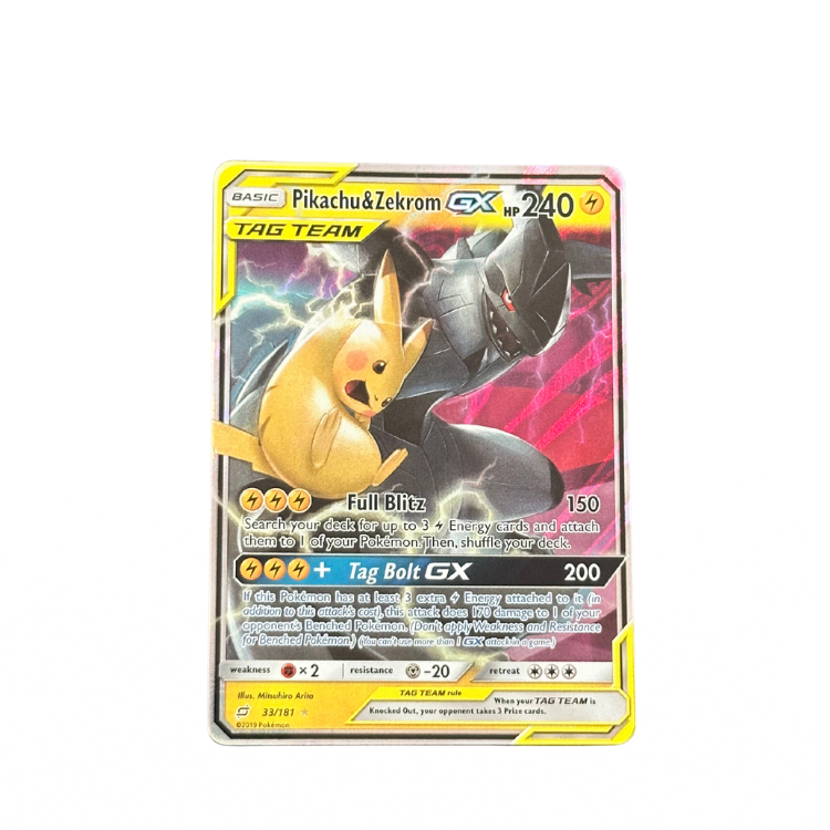Pikachu & Zekrom GX #33