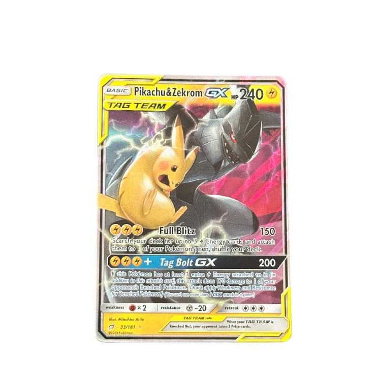 Pikachu & Zekrom GX #33