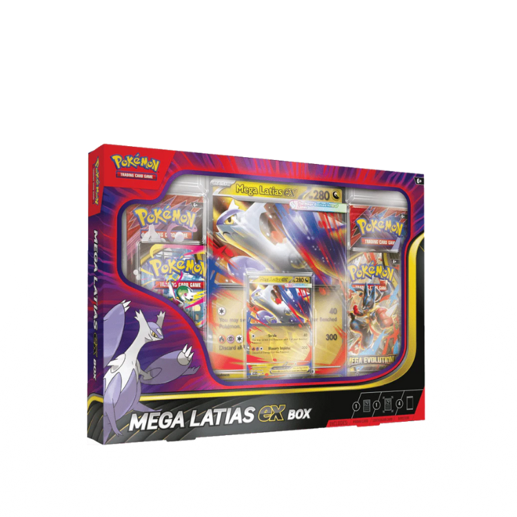 Pokémon TCG Mega Evolution Mega Latias EX box