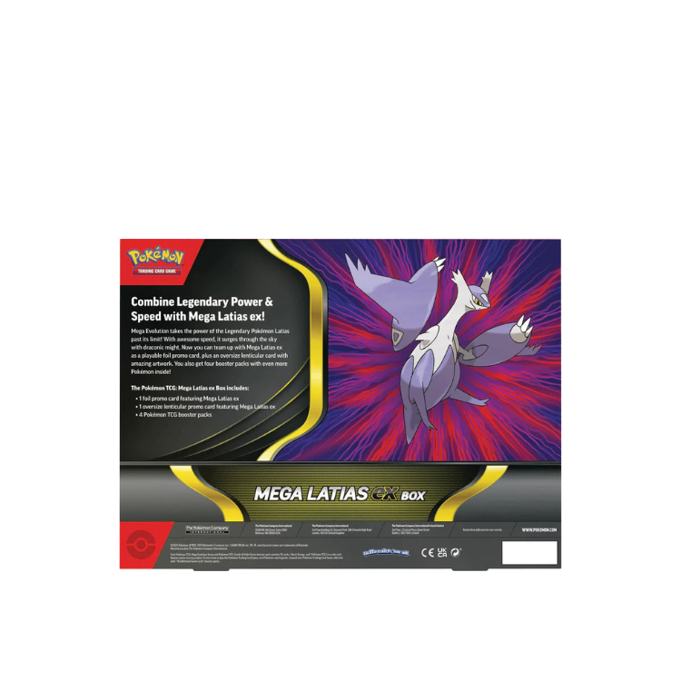 Pokémon TCG Mega Evolution Mega Latias EX box