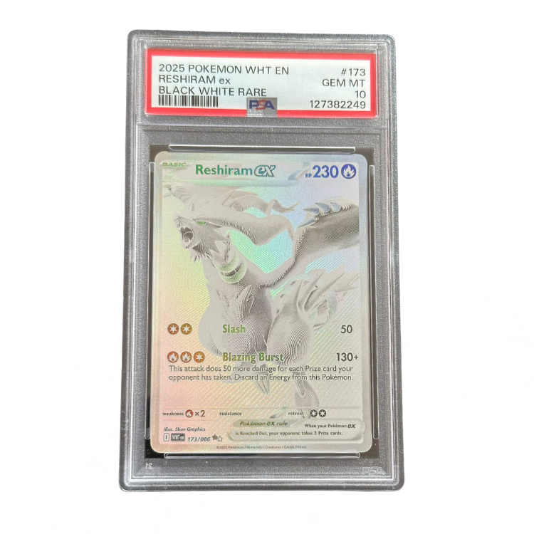 Reshiram Ex #173 PSA 10