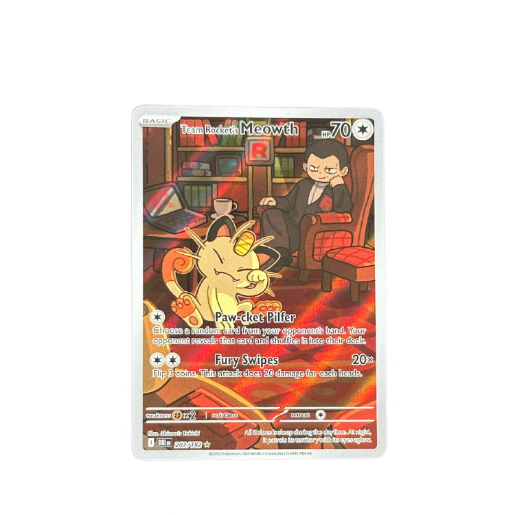 Team Rocket's Meowth #203