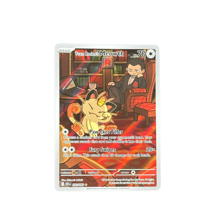 Team Rocket's Meowth #203